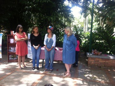 Con el equipo de Sopa de Letras y Coordinadora de Ventas COBO